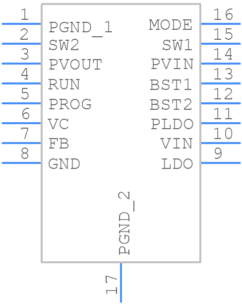 LTC3114IFE-1#TRPBF - Analog Devices - PCB symbol