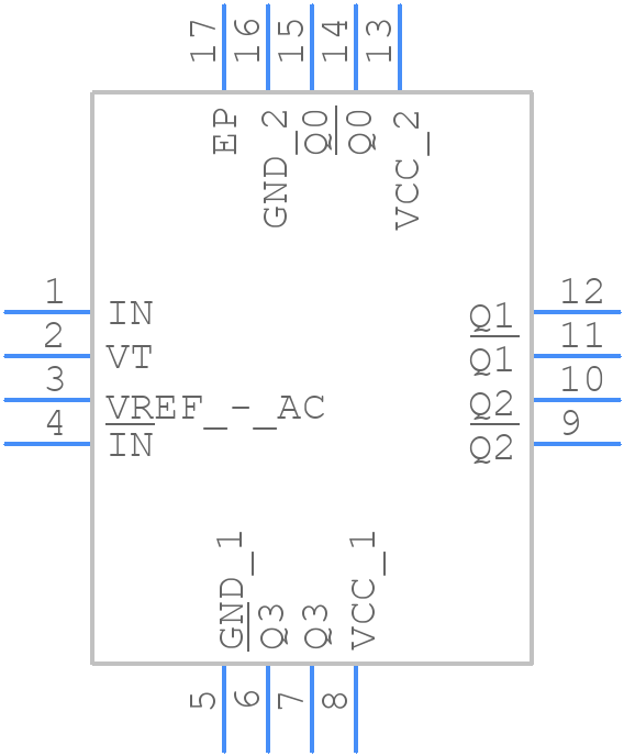 SY58022UMG - Microchip - PCB symbol