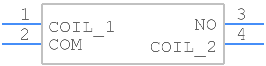 PR8-24V-450-1A - Same Sky - PCB symbol