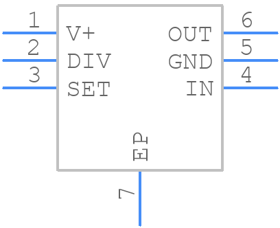 LTC6994IDCB-2#TRMPBF - Analog Devices - PCB symbol