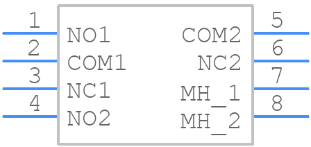 LC2255EENPNYLON6/6 - E-Switch - PCB symbol