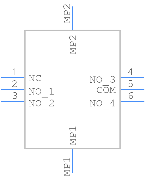 JS1400AFQ - E-Switch - PCB symbol