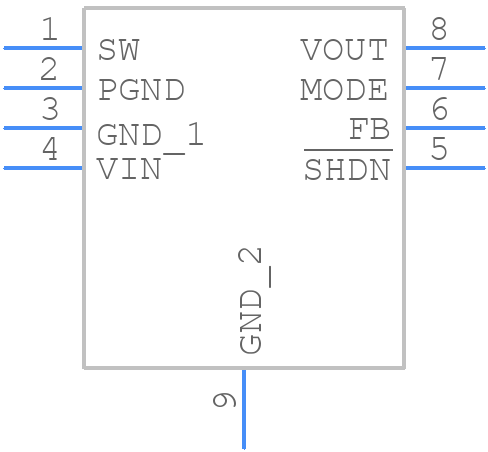 LTC3539EDCB-2#TRMPBF - Analog Devices - PCB symbol