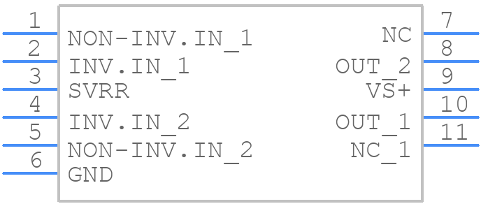TDA2009A - STMicroelectronics - PCB symbol