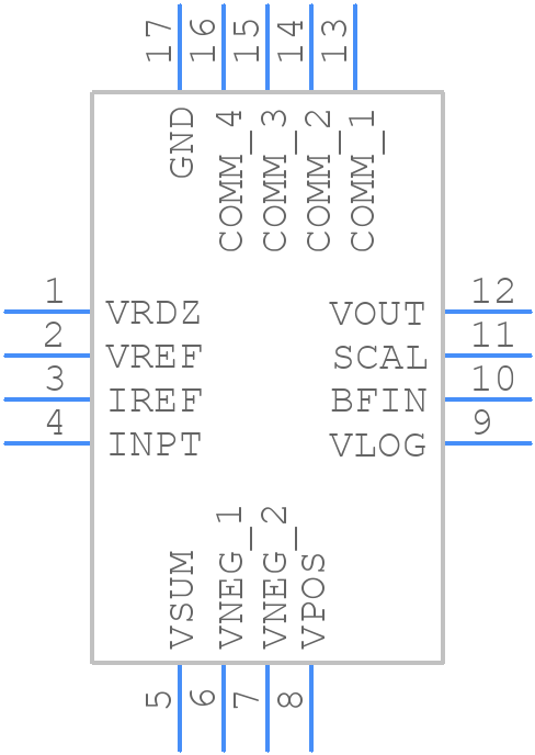 AD8305ACP-R2 - Analog Devices - PCB symbol
