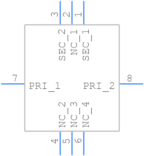 PM2165.100NL - Yageo Group - PCB symbol