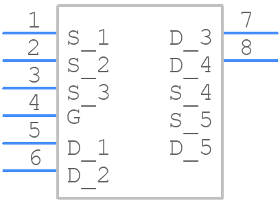 IQE013N04LM6SCATMA1 - Infineon - PCB symbol