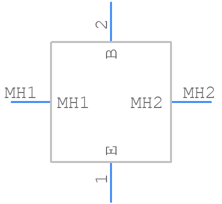 NTE2349 - NTE ELECTRONICS - PCB symbol