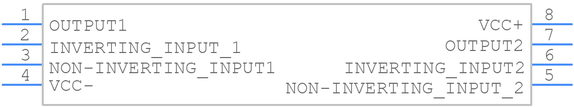 TS372IDT - STMicroelectronics - PCB symbol