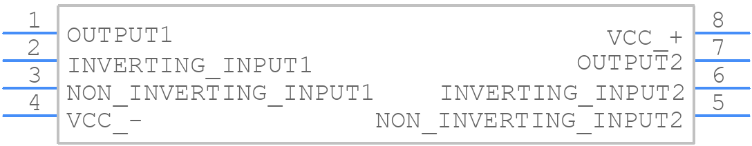 TSH72CD - STMicroelectronics - PCB symbol