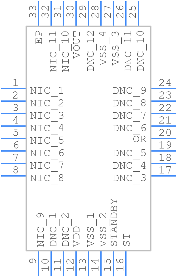 ADXL1002 - Analog Devices - PCB symbol