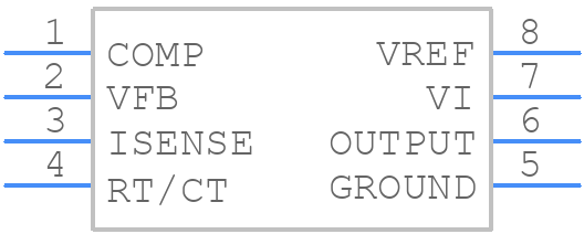 UC3844BN - STMicroelectronics - PCB symbol