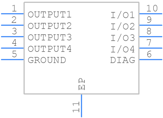 VN340SP-E - STMicroelectronics - PCB symbol