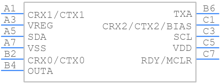 IQS323001CSR - Azoteq - PCB symbol