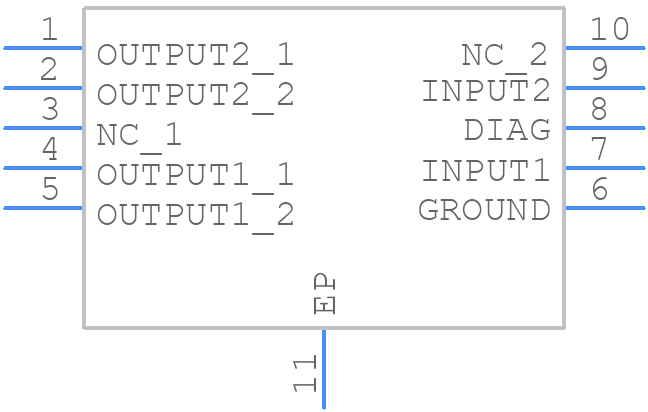 VND10BSP-E - STMicroelectronics - PCB symbol
