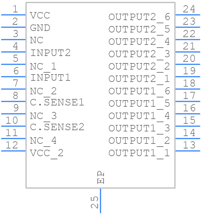 VND830AEP-E - STMicroelectronics - PCB symbol