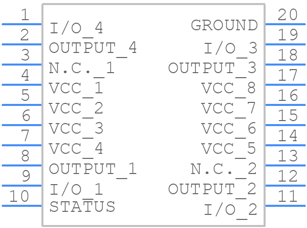 VNQ860-E - STMicroelectronics - PCB symbol