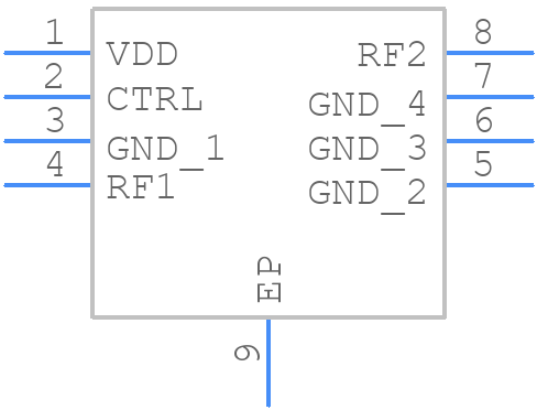 ADG901SCPZ-EP-RL7 - Analog Devices - PCB symbol