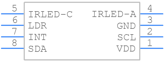 VCNL4030X01-GS18 - Vishay - PCB symbol