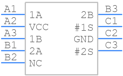 FSA553UCX - onsemi - PCB symbol