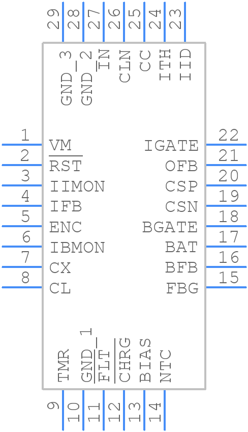 LTC4000IUFD-1#PBF - Analog Devices - PCB symbol