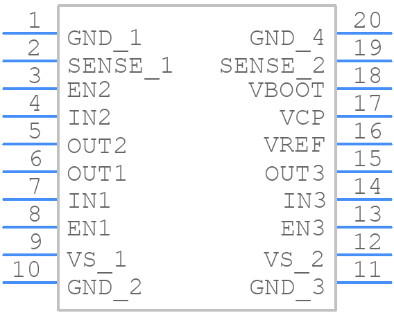 L6234PD - STMicroelectronics - PCB symbol
