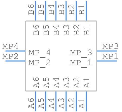 244854-E - TE Connectivity - PCB symbol