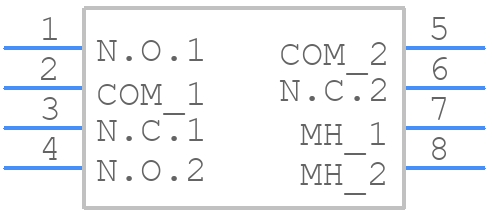 MPB05-2C54-R-CAP-R-D - Same Sky - PCB symbol