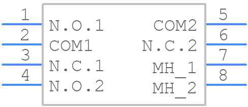 MPB05-2C54-R-CAP-WT-D - Same Sky - PCB symbol