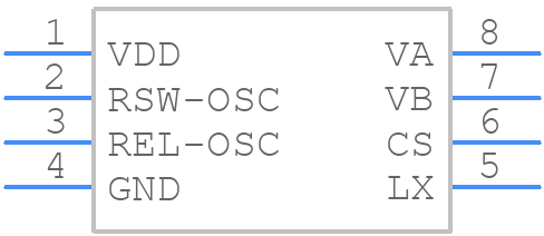 HV857LMG-G - Microchip - PCB symbol