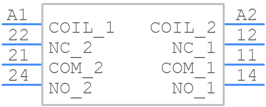 RZL3-1C4-L024-R - TE Connectivity - PCB symbol