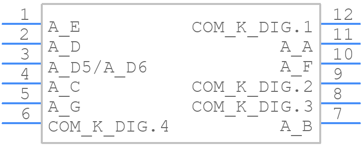 KW4-804CGB - Luckylight - PCB symbol