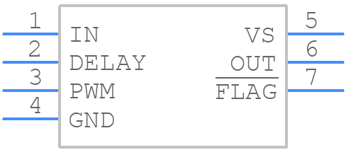 DRV102T - Texas Instruments - PCB symbol