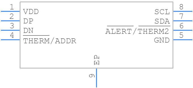 EMC1812T-AE/RW - Microchip - PCB symbol