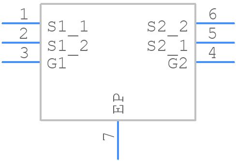 FDMB2307NZ - onsemi - PCB symbol