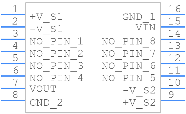 ISO122P - Texas Instruments - PCB symbol