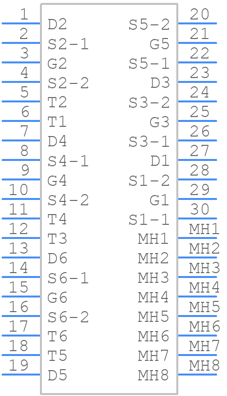 ADP61075W3-L - STMicroelectronics - PCB symbol