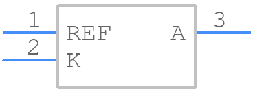 TL431BMFDT-QR - Nexperia - PCB symbol