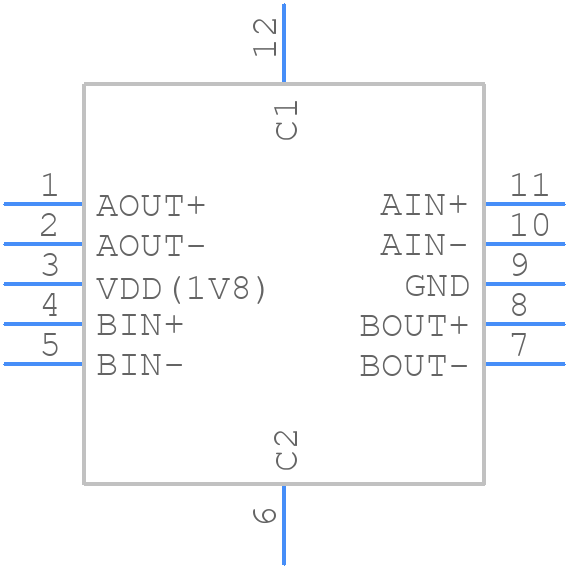 PTN36241GHXZ - NXP - PCB symbol