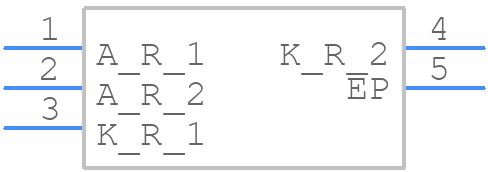 OSR55630C1D (TYPE B) - OptoSupply - PCB symbol