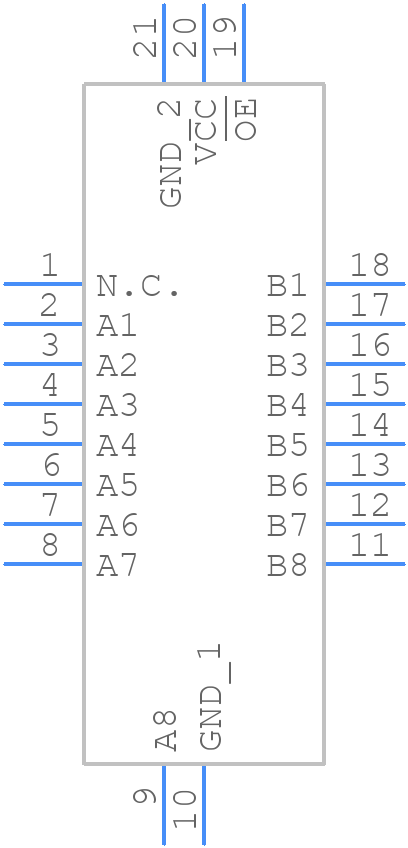 74CBTLVD3245BQ-Q1X - Nexperia - PCB symbol