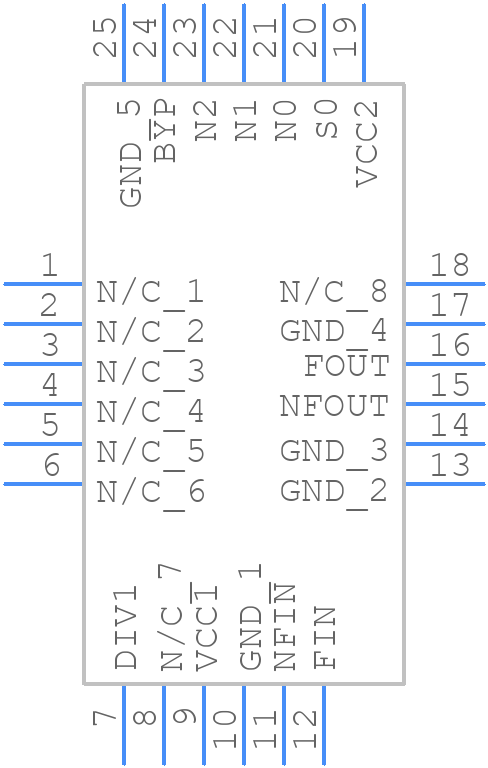 HMC705LP4 - Analog Devices - PCB symbol