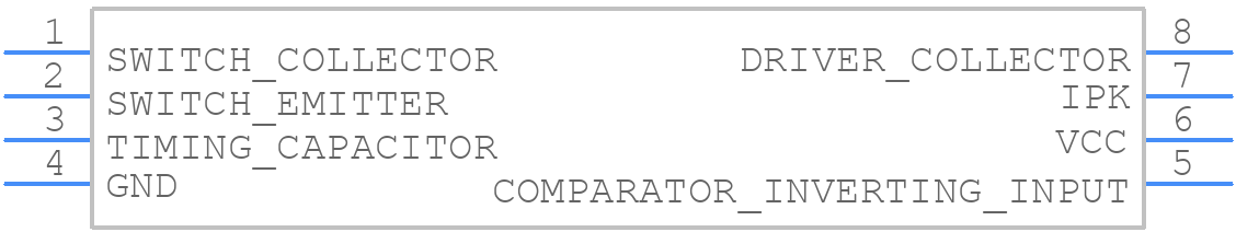 MC33063AP - Texas Instruments - PCB symbol