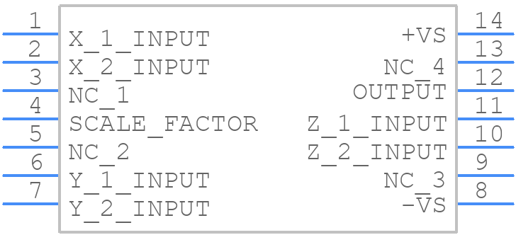 MPY634KP - Texas Instruments - PCB symbol