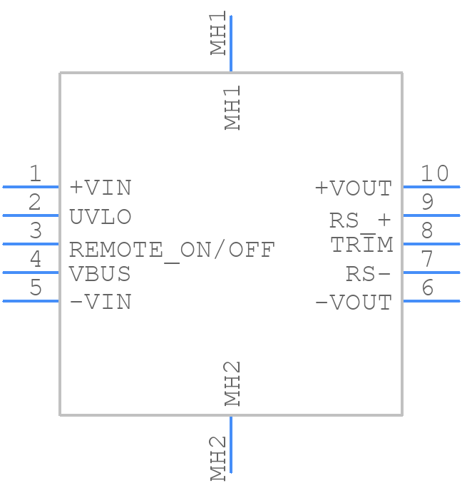 RQB40W12-110S12 - Mean Well - PCB symbol