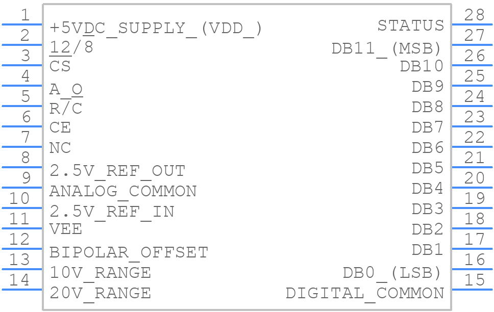ADS774JUG4 - Texas Instruments - PCB symbol