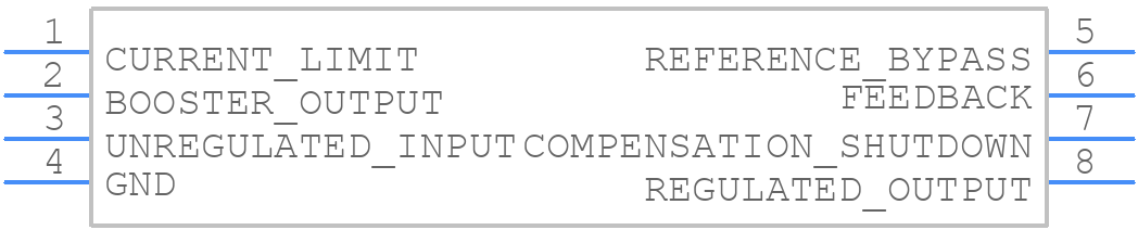 LM305 - Texas Instruments - PCB symbol