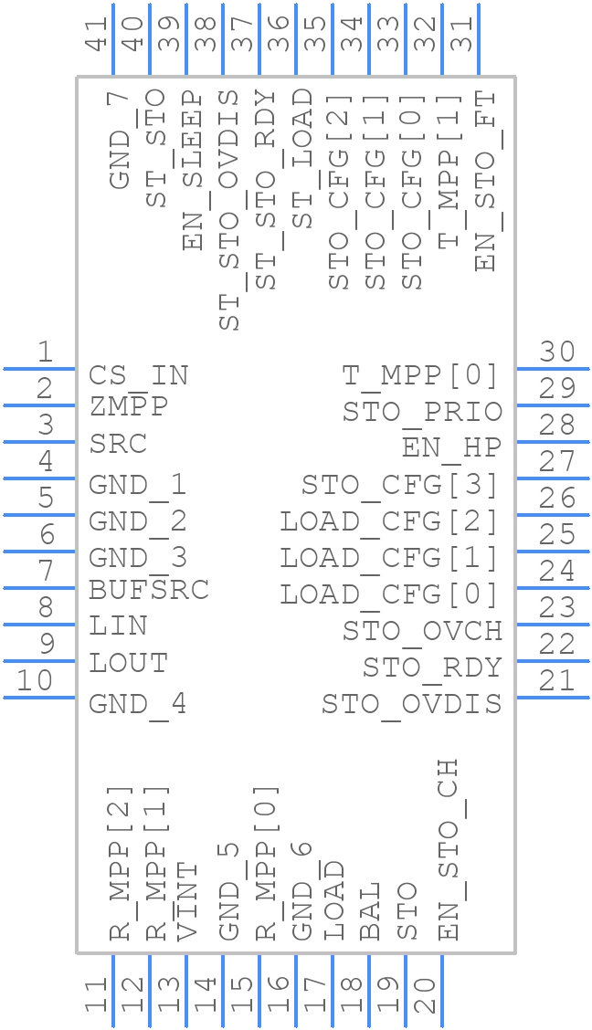 aem10330 - E-PEAS - PCB symbol