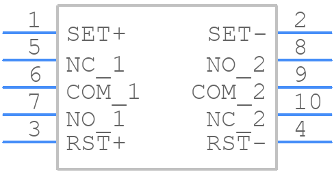 SP2-PL2-DC12V - Panasonic - PCB symbol