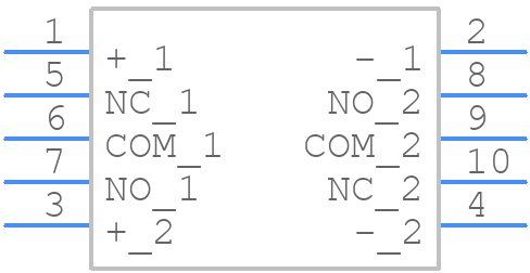 SP2-PL2-DC5V - Panasonic - PCB symbol